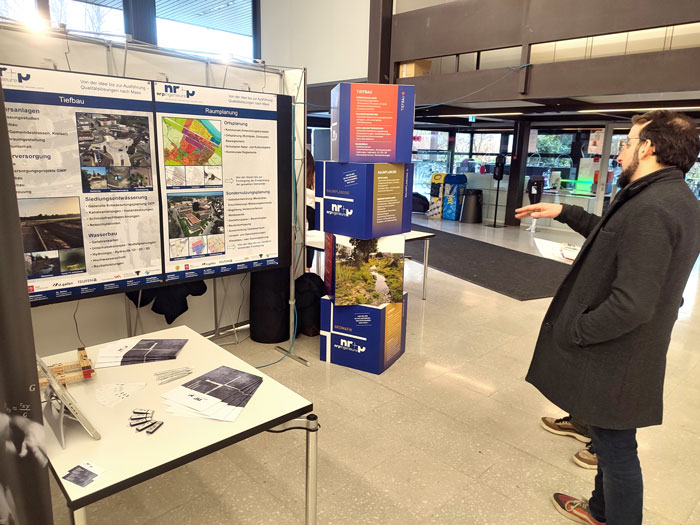 Stand der NRP Ingenieure AG an den OST Kontaktgesprächen Bau & Planung