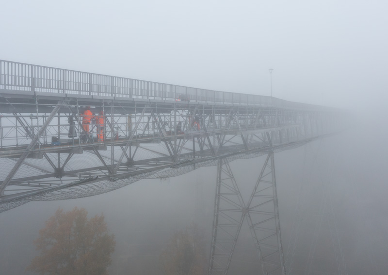 Leitungsaufhängung Haggenbrücke