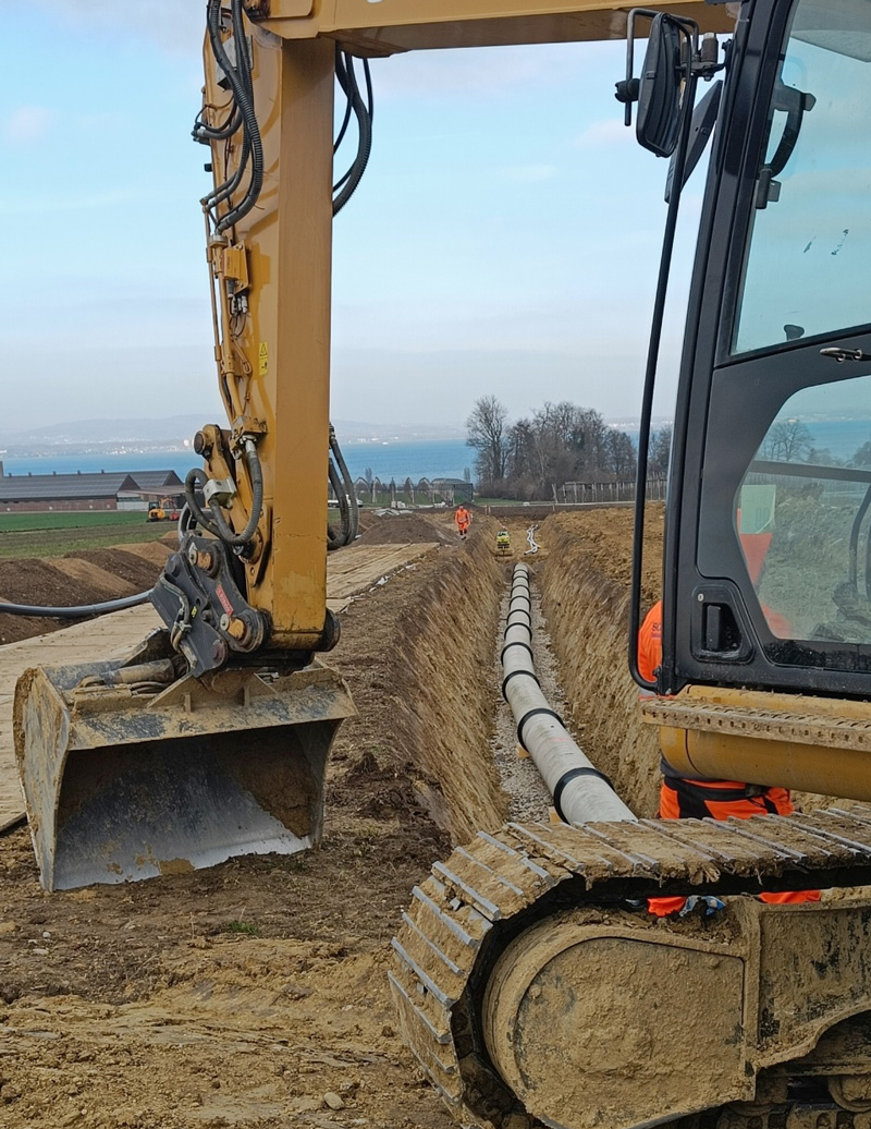 Erneuerung der Transportleitung Kesswil – Amriswil