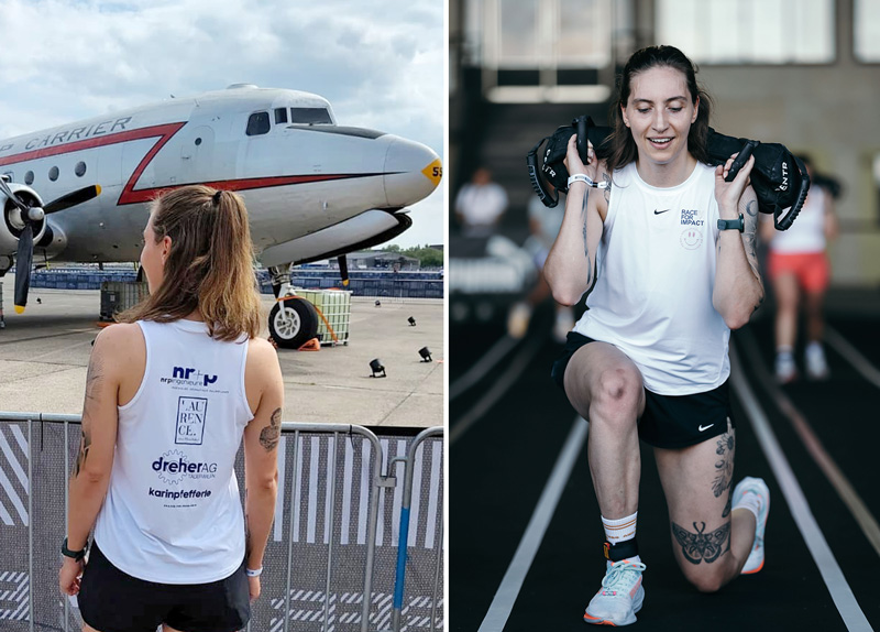 Shania Pfefferle  beim Race for Impact HYROX in Berlin