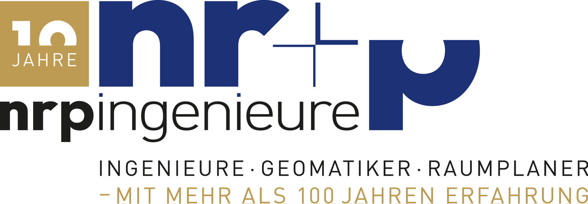 10 Jahre NRP Logo als Button